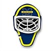 University of Michigan Wolverines Neon Sign Hockey Mask
