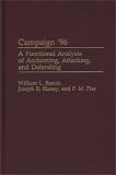Cover of Campaign '96 by William L. Benoit etc. Joseph R. Blaney P.M. Pier 0275963616
