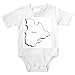 Onesie with map, canada, quebec, outline, province
