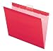 Pendaflex 42623 Ready Tab Colored Reinforced Hanging Letter Folders, 1/5 Cut, Red, 25/box