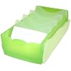 Han 998603 - Karteibox Croco A8 f�r 500 Karten A8 quer, gr�n-transluzent