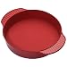 Roshco RBS02R Silicone 9-Inch Round Cake Pan, Red