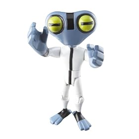 Ben 10 - 10cm Collectable Figure - Greymatter with small figure
