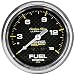 Auto Meter 4711 Carbon Fiber Mechanical Fuel Pressure Gauge