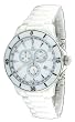Oniss Men's White Ceramic Sports Chronograph Watch #ON621-M7
