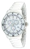 Oniss Men's White Ceramic Sports Chronograph Watch #ON621-M7