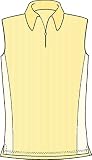 Ladies TechniCool sleeveless in Lemoncello, Size 2XL