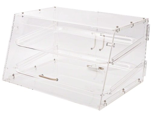 Update International APB-2112FD Acrylic 2 Tray Display Cases On Sale