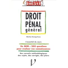 Le droit p�nal g�n�ral