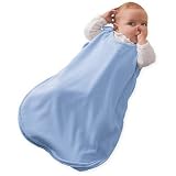 Kiddopotamus Beddiebye Zip Around Safety Blanket Microfleece Small, Blue