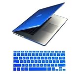 Mosiso - Blue 2-in-1 AIR 11-inch Rubberized Hard Case   Keyboard Cover for Apple MacBook Air 11.6" (Models: A1370 and A1465) (BLUE)