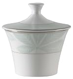 Nikko Ceramics Les Feuilles 8.5-Ounce Sugar & Lid