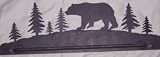 Bear kitchen bath TOWEL BAR rack Lodge home Decor