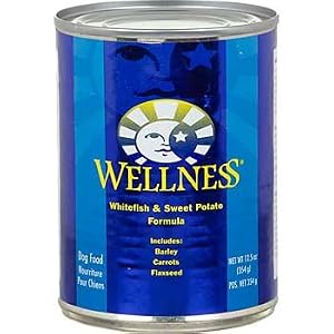 Wellness Whitefish and Sweet Potato Canned Dog Food