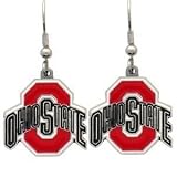Ohio State Buckeyes Dangle Earrings - NCAA College Athletics Fan Shop Sports Team Merchandise