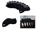 Bundle Monster 10pc Neoprene Golf Iron Club See Through Window Head Cover Protection Case Set - Black - For Taylormade, Nike, Callaway, Etc