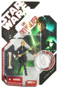 Childrens Toyshop  Toys : Star Wars Basic Figure Jedi Luke