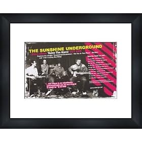 SUNSHINE UNDERGROUND Raise The Alarm - Framed Original Advert
