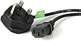 StarTech.com PXT101UK Standard UK Computer Power Cord - 6 feet