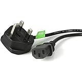 StarTech.com PXT101UK Standard UK Computer Power Cord - 6 feet