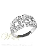 STUDIO 925: *PAULO PAVE BUCKLE RING*