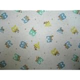 Fitted Crib Toddler Sheet - Boys Bear ABC - Made... by sheetworld