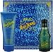 Blue Jeans by Gianni Versace for Men 2 Piece Set Includes: 2.5 oz Eau de Toilette Spray + 6.7 Foaming Gel for Body and Hair