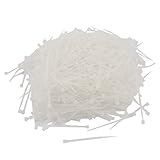 uxcell ナイロン ケーブル タイ 3mmx60mm ホワイト ジップ ワイヤー コード 1000個