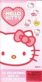 Hello Kitty 34 Valentines With 35 Glitter Tattoos