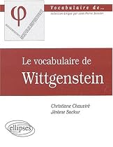 Le vocabulaire de Wittgenstein
