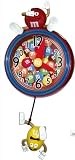 M&Ms Whimsical Talking Quip Sounds Pendulum Clock