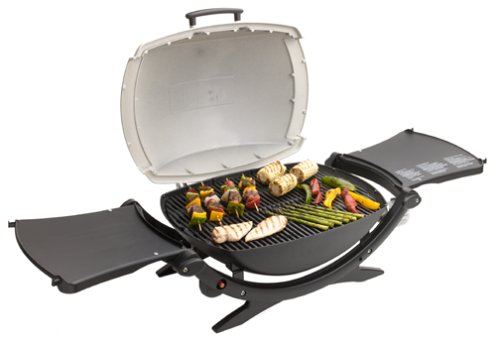 Weber Q 200 Portable Propane Grill, Silver Series