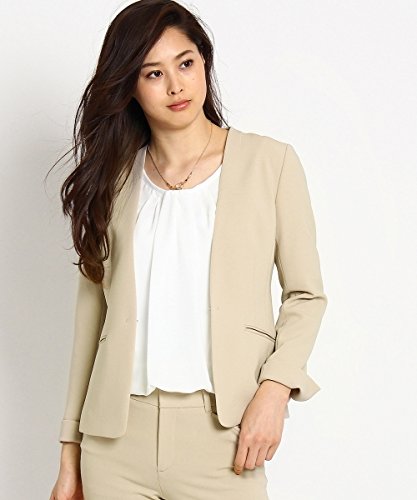 UNTITLED(アンタイトル)[L]ダブルクロスノーカラージャケット