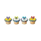 Disney Mickey and Minnie Cupcake Topper Rings - 12ct