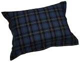 Pinzon 160-Gram Yarn-Dyed Flannel Standard Sham, Blackwatch Plaid