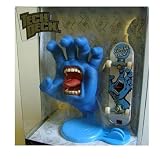 Tech Deck Collector Series, Jim Phillips Screaming Hand Santa Cruz, 96mm Finger Skateboard and Sculpture.