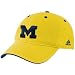 adidas Michigan Wolverines Gold Basic Logo Adjustable Slouch Hat