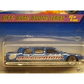 Mattel Hot Wheels 1997 1:64 Scale Biff Bam Boom Series Limozeen Die Cast Car 2/4