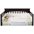 dexbaby Safe Sleeper Convertible Crib Bed Rail, White