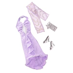 Barbie Fashions Purple Dress with Accessories Barbie Fashions Purple Dress with Accessories