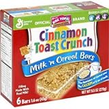 General Mills Cinnamon Toast Crunch Cereal Bar (Pack of 12)