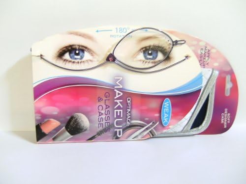 ForresterVos Optimage Magnifying Flip Lens Makeup Glasses & Case Weak