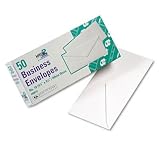 Commercial Envelopes,#10, V-Flap Diagonal Seam, 4-1/8"x9-1/2", White, 50/Box QUA69016