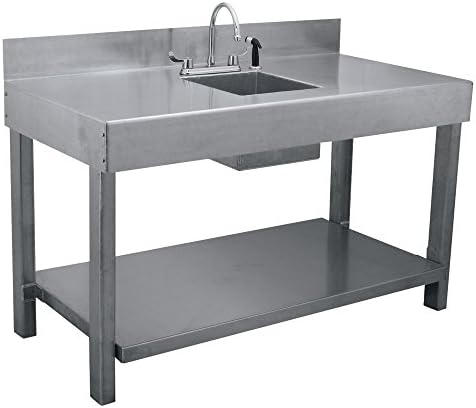 Aluminum Table With Sink