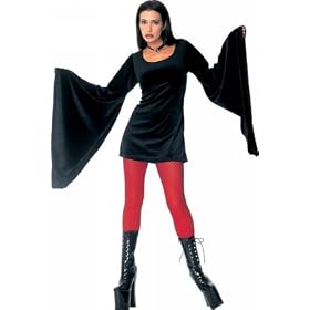 Gothic Velvet Short Dress Costume