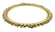 Bracelet - B244 - Indian Style Bangle (70mm) ~ Gold Tone