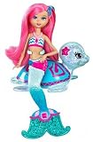 Blue Barbie Mermaid ~6.25" Mini-Doll & Turtle: Barbie in a Mermaid Tale Series