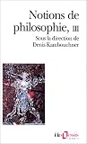 Notions de philosophie