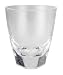 Zak Designs Triangle Clear 13-ounce Double Old Fashioned, Set of 4