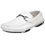 Kenneth Cole REACTION Men's A Man' World Driving Moc,White,11.5 M US